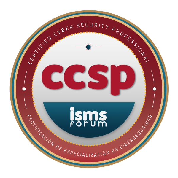 certificado ccsp isms certified cyber security professional master ciberseguridad